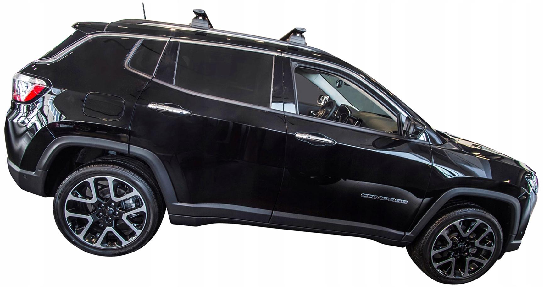 JEEP COMPASS 2017 + НАКЛАДКИ НА ДВЕРНІ РУЧКИ SENSOR