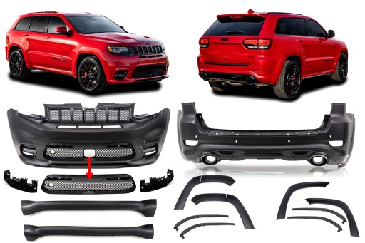 JEEP GRAND CHEROKEE IV WK2 17-21 ОБвес SRT TRACKHAWK STYLING PACK ПАКЕТ