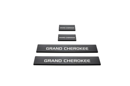 JEEP GRAND CHEROKEE MK4 WK2 Боковые юбки Карбоновая отделка