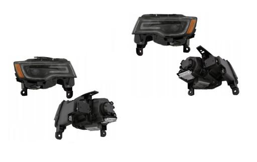 68266648AF 68266648AH - JEEP GRAND CHEROKEE WK2 2017- БИКСЕНОНОВАЯ ЛАМПА ЛЕВАЯ + ПРАВАЯ КОМПЛЕКТ ЧЕРНАЯ США