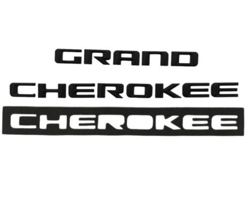 5764GC - JEEP GRAND CHEROKEE буквы эмблема матовый черный