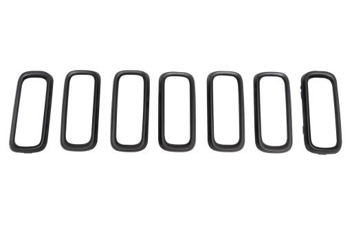 ДЖИП РЕНЕГАТ И БУ 2015-18 ГРИЛЬ ВСТАВКИ СЕРЫЙ