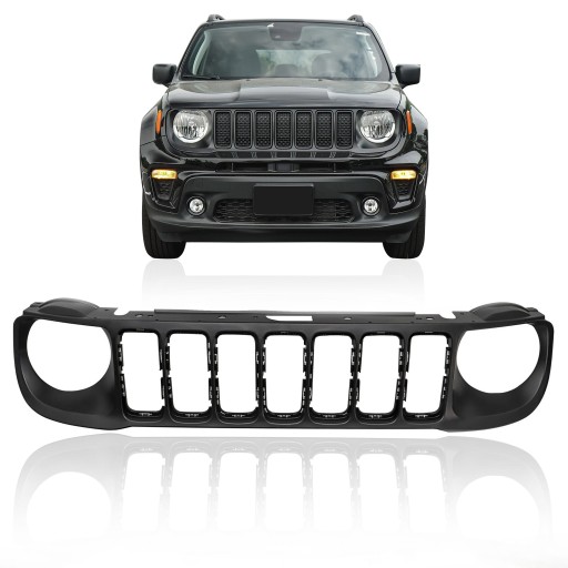 JEEP RENEGADE I BU 2018-2022 Решетка радиатора ЧЕРНАЯ 6VN65LXHAA