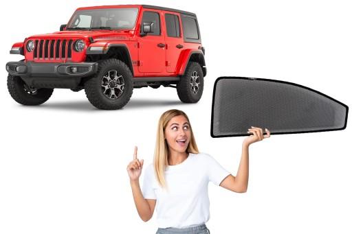 JEEP WRANGLER JL 18- 4D СОЛНЦЕЗАЩИТНЫЙ КОЗЫРЕК