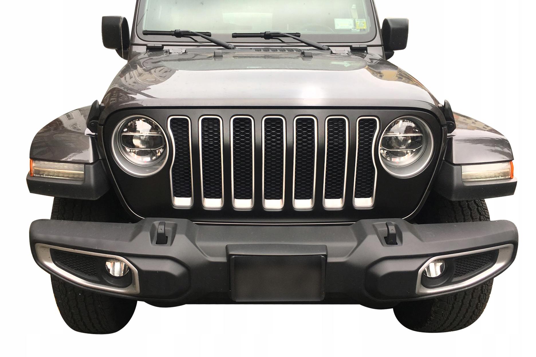 JEEP WRANGLER JL 2018 + РЕШІТКИ ВСТАВКИ СРІБЛО