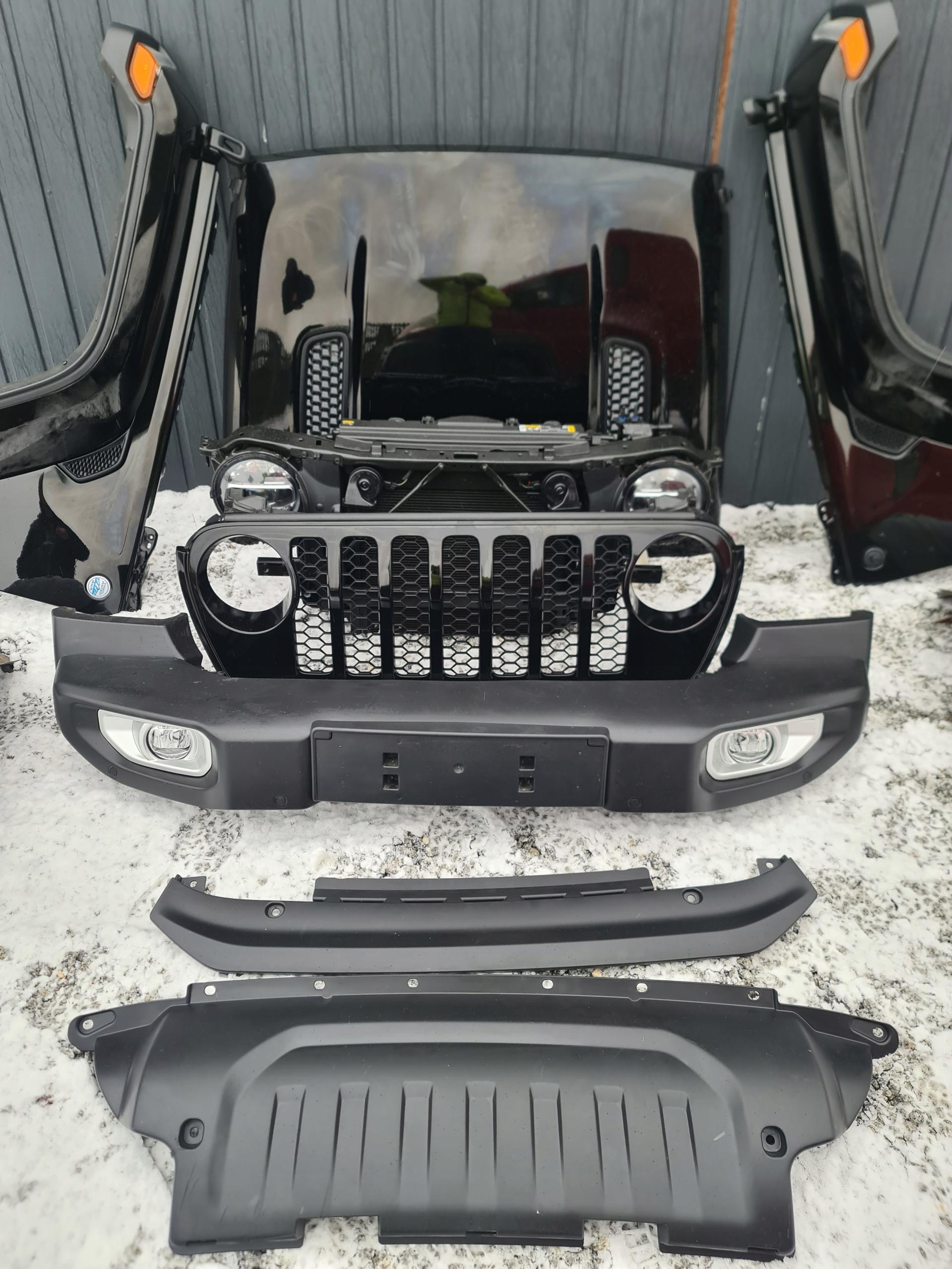 JEEP WRANGLER JL 4XE 2020 21 22 23 ПОЛНАЯ ПЕРЕДНЯЯ ЧАСТЬ