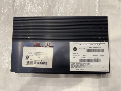 JEEP WRANGLER JL УСИЛИТЕЛЬ 68292775AD