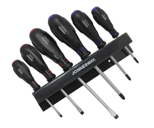 JONNESWAY KPL. 6 ОТВЕРТОК С ВЕШАЛКОЙ ОТВЕРТКИ