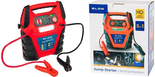 JUMP STARTER BOOSTER RECTIFIER АВТОМОБІЛЬНИЙ КОМПРЕСОР LED 5IN1 20000mAh