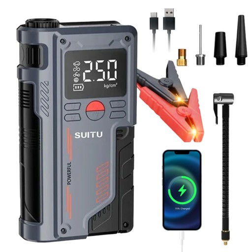 ДЖАМП СТАРТЕР ПОТУЖНИЙ ПІДСИЛЮВАЧ СТАРТУ POWERBANK ФОХАЛ НАБІР КАБЕЛІВ ХАММЕР