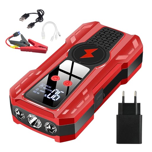 ПУСКНОЙ СТАРТЕР МОЩНЫЙ СТАРТЕР BOOSTER BOOSTER TORCH SET 99900MAH 12V