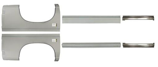 570241-3/42-3/424Q/8314/83-1P/84-1P - JUMPER DUCATO BOXER 94-06 З КОРОТКИМИ ОБОРАМИ НАБІР КРИЛА ДЛЯ РЕМОНТУ