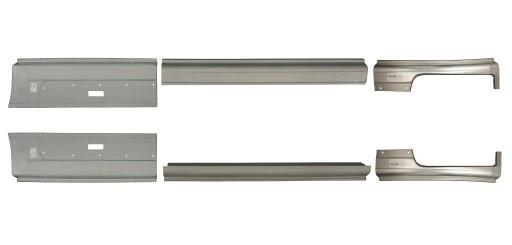 577041-4 - ПЕРЕМЫЧКА DUCATO BOXER LONG 06-14 ПОРОГ РЕМОНТНАЯ ОЦИНКОВАННАЯ НАБОР 6 шт.