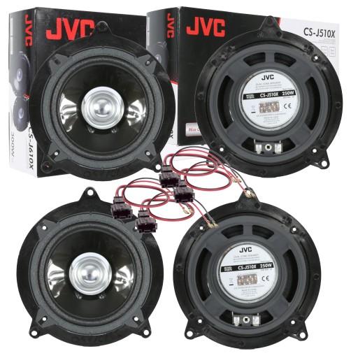 JVC динамики BMW 3 E46 спереди и сзади