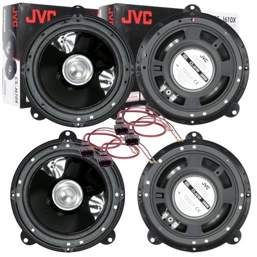 JVC динамики BMW 3 E46 спереди и сзади