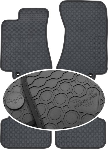 Jaguar XJ VII X350 2002-2009 гумові килимки PrimeLiner - Чорні