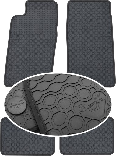 Jaguar XJ8 X308 SD 1997-2004 гумові килимки PrimeLiner - Чорні