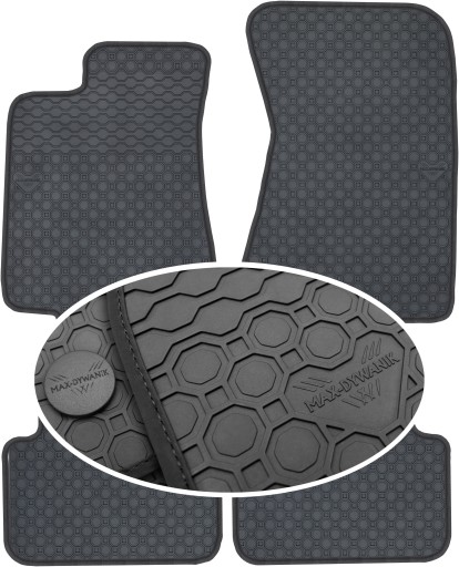 Jaguar XJ8 X350 SD 2004-2007 гумові килимки PrimeLiner - Чорні