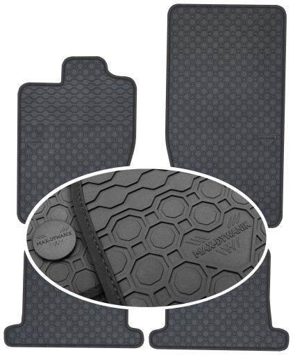 Jaguar XK II Coupe 2WD 06-15 гумові килимки PrimeLiner - Чорні