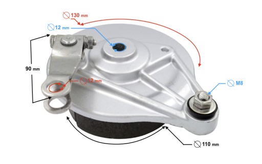 5905220848805 - Хомут заднего тормоза для мопеда Ranger Classic (E4)