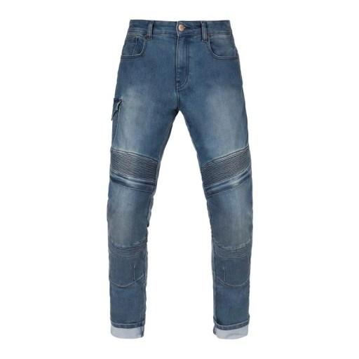 Мотоциклетні джинсові штани BROGER OHIO WASHED BLUE БЕЗКОШТОВНО