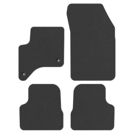 Jeep Avenger e-Hybrid 2023 года велюровые коврики GRAFIT LUX