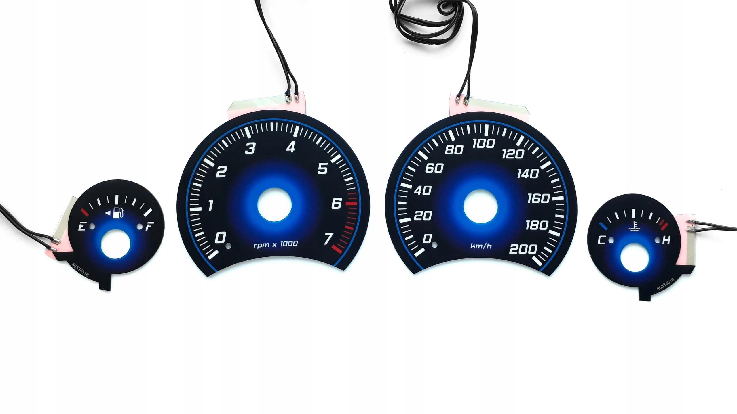 Jeep Cherokee KJ / Liberty INDIGLO Speedometer Dials