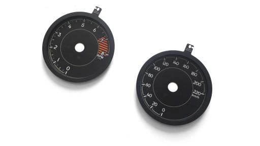Jeep Cherokee KL odometer dials replacement from MPH