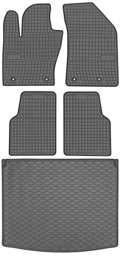 Jeep Compass SUV 2017 - Коврики резиновые + коврик в багажник