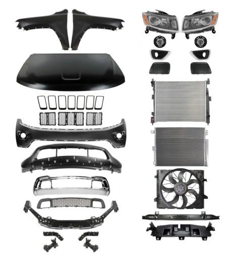 4906 - Jeep Grand Cherokee 13-17 Капот Бампер Крыло