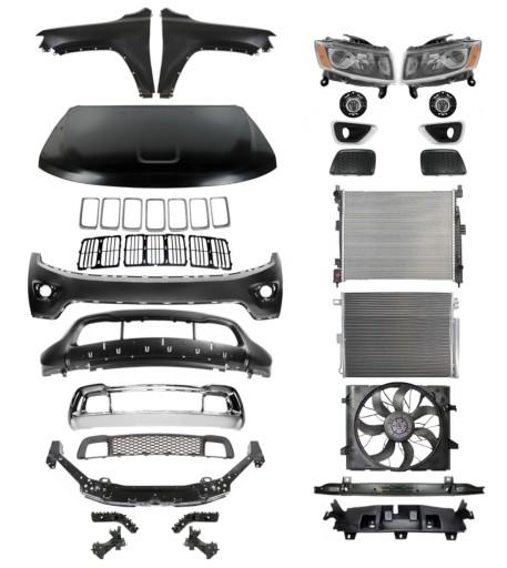 4898 - Jeep Grand Cherokee 13-17 Капот Бампер Крыло