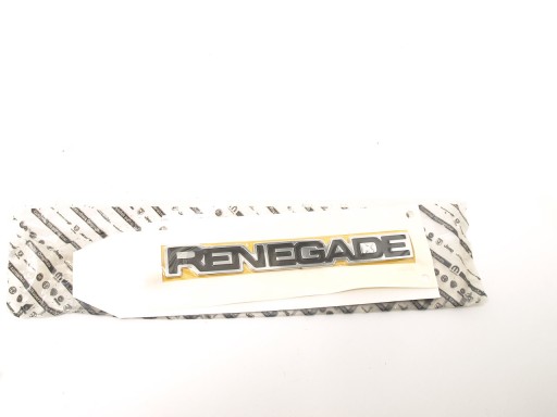 Надпись-логотип Jeep Renegade на двери хром 52005058