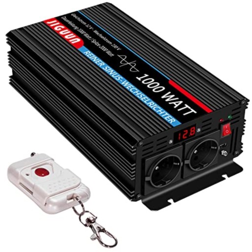 Перетворювач Jiguun Pure Sine Wave 1000W-2000W DC 12V - AC 230V