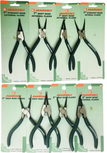 Кольцегубцы Jonnesway Seger 175 мм + 125 мм Набор из 8 шт.