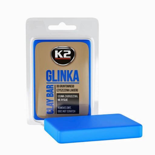 K2 CLAY BAR ГЛИНА ДЛЯ ОЧИСТКИ КРАСКИ 60G