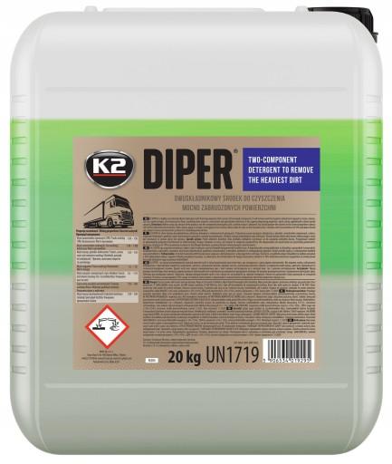 K2 DIPER STRONG ДВУХКОМПОНЕНТНАЯ АКТИВНАЯ ПЕНА 20 КГ