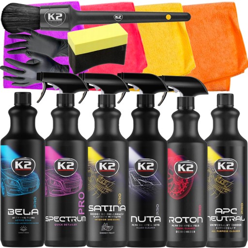 K2 большой набор для ухода за автомобилем косметика PRO 13EL FULL