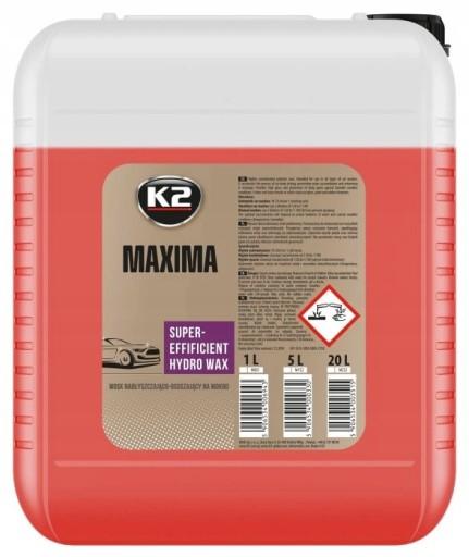 K2 - MAXIMA - HYDROWAX - СУШКА ДЛЯ БЛЕСКАНИЯ - 20л