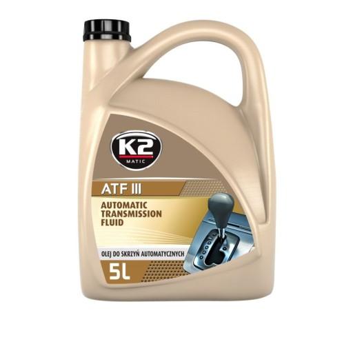 K2 масло для автоматичної коробки передач ATF III 5L