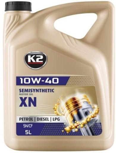 K2 XN API SN/CF МОТОРНА ОЛИВА 10W40 5л