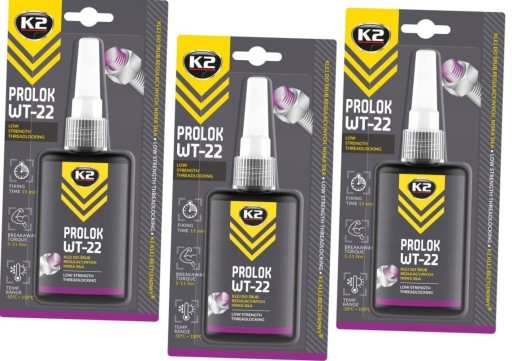 К2 ПРОЛОК Клей для резьбы и саморезов НИЗКАЯ МАЛАЯ ПРОЧНОСТЬ ФИОЛЕТОВЫЙ 50Г