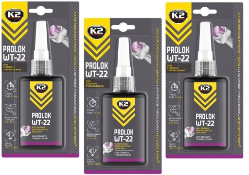 К2 ПРОЛОК Клей для резьбы и саморезов НИЗКАЯ МАЛАЯ ПРОЧНОСТЬ ФИОЛЕТОВЫЙ 50Г