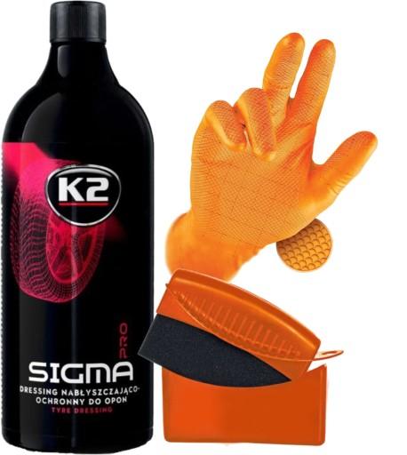 АПЛІКАТОР K2 SIGMA PRO DRESSING BLACK ДЛЯ ПЛАСТИКОВИХ ШИН