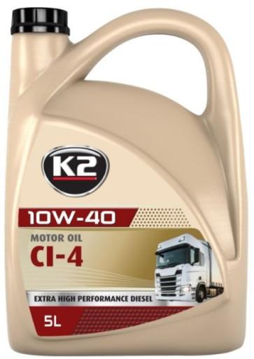 K2 TEXAR CI-4 DIESEL 10W40 - 5л