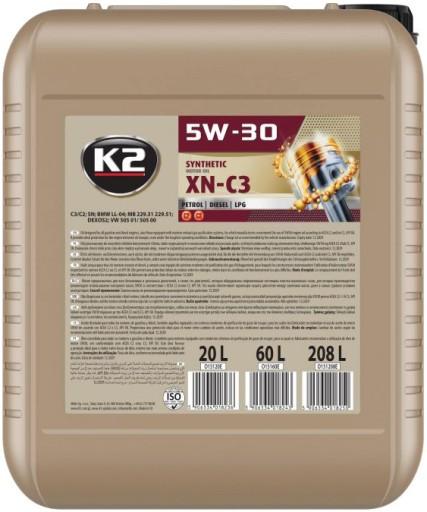 K2 TEXAR XN-C3 5W30 - 20л