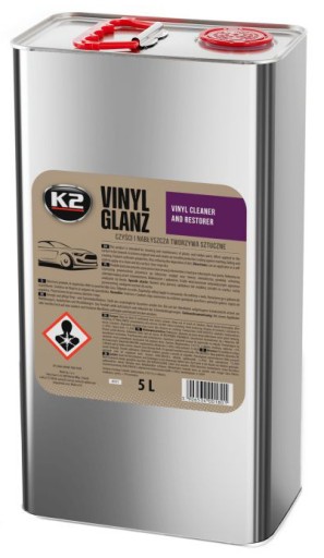 K2 vinyl GLANZ блиск пластика і гуми-5л