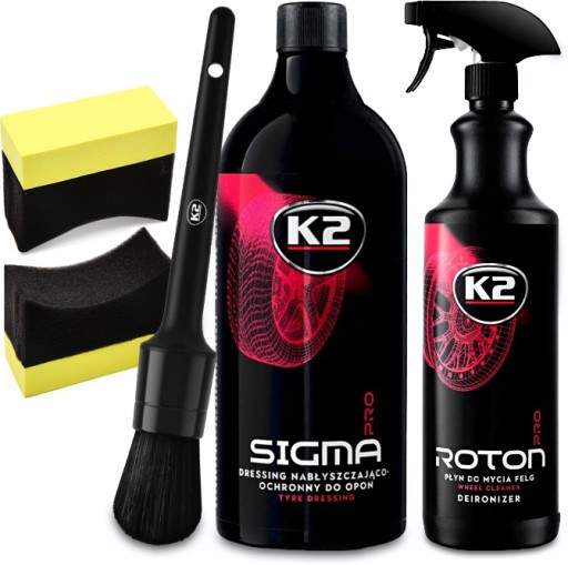 K2 комплект для миття та догляду за колісними дисками шин