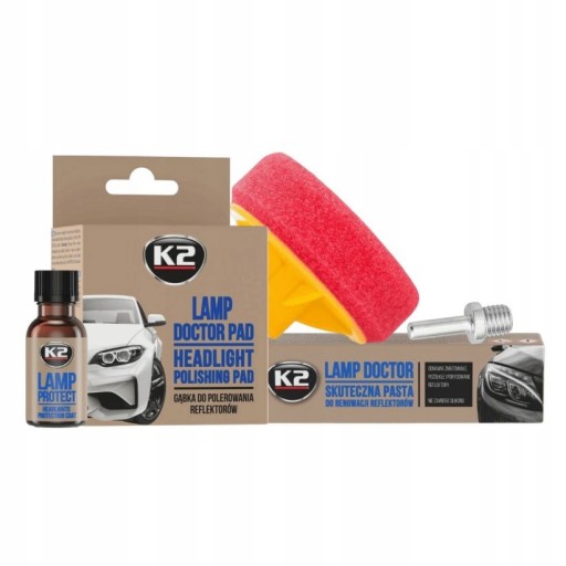 Комплект для полірування фар K2
