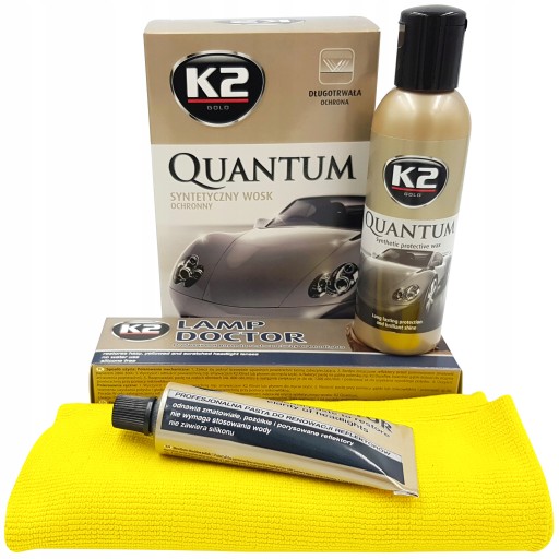 K2 комплект для ремонту фар лампа воскова паста