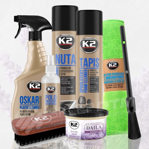 К2 набір автокосметики для салону автомобіля аромат DAILA DESIRE-лаванда